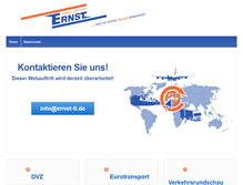 Tablet Screenshot of ernst-tl.de